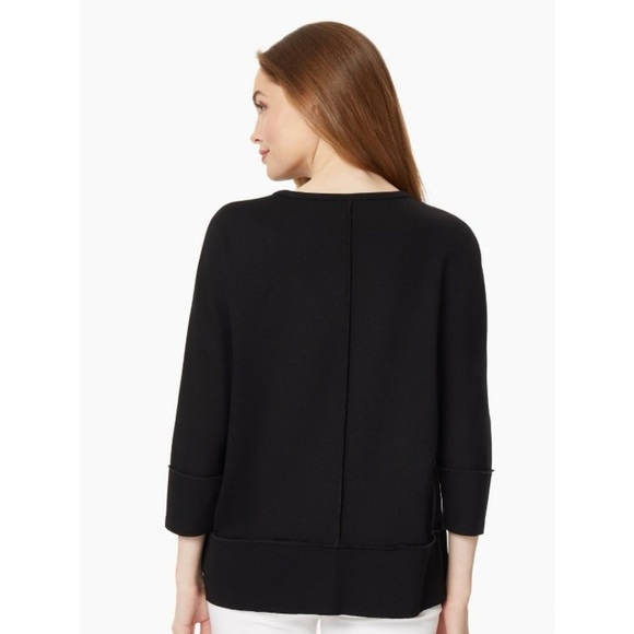 Jones New York Seam Detail Dolman Sleeve Tunic Women’s S Relaxed Office Casual - Picture 8 of 15